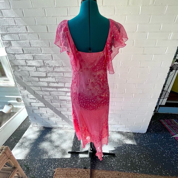 Studio 1940 Pink Floral Midi Dress - Picture 2 of 4